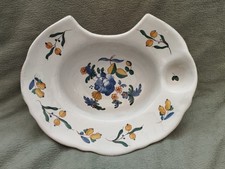 ANCIEN PLAT A BARBE En FAIENCE