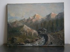 Oil painting on canvas 19th