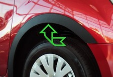 Extensions d'aile noir mat