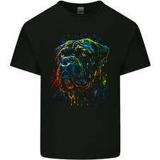 A Colourful Cane Corso Dog Mens Light Cotton T-Shirt