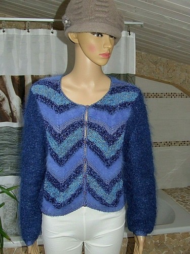 Splendide pull angora bleu - splendide,