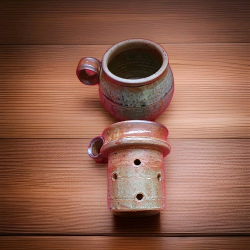 Ancien pot faisselle ou - pot,