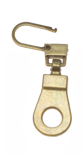 Zipper 4cm couleur or - 1, d'or