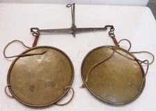 Antique 18th Scale Bronze Plague Steel Trays