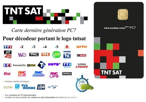 Carte tntsat pc7 - ✅carte, hd