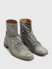 $748 John Varvatos Collection Morrison Sharpei Grey Leather Boot 13