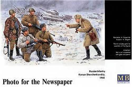 Masterbox soviet infanterie - soviet,