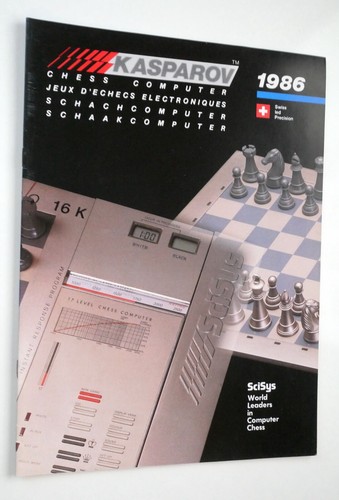 Kasparov scisys catalogue 1986 - kasparov,