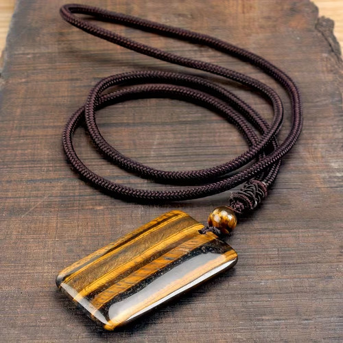 Pendentif œil tigre 5cm - œil,