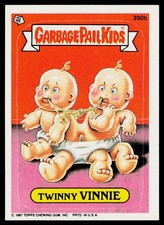 Twinny Vinnie 1987 Topps Garbage Pail Kids Series 10 #390b