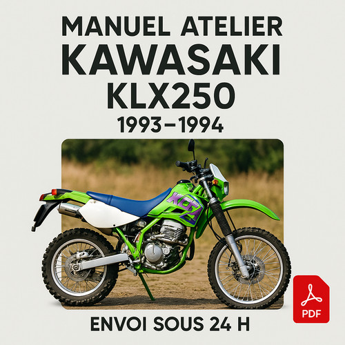 Manuel atelier kawasaki klx250 - kawasaki,