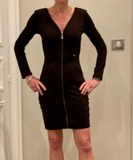 *** ROBE MANCHES LONGUES POP ELITE NOIRE T. 36 EXCELLENT ÉTAT ***