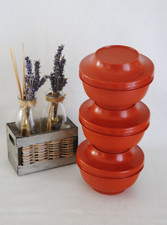 🌟TUPPERWARE Boite Conservation Ravier Hermétique Ancienne Couvercle Bol Lot 3