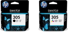 HP 305 / 305XL / Black / Colour Ink Cartridges For DeskJet 2710 Original