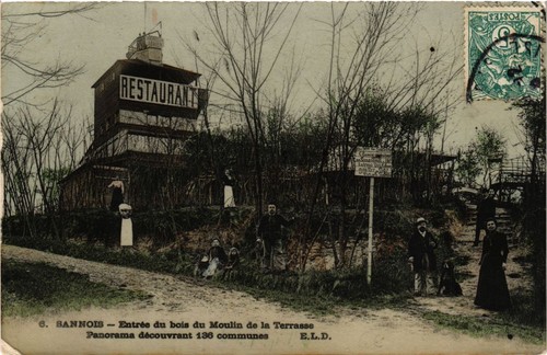 Old postcard sannois - old,
