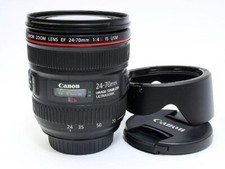 Objectif zoom standard Canon EF 24-70mm F4 L IS USM plein format excellent du...