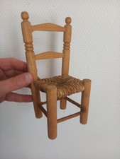Chaise Paille Miniature Déco