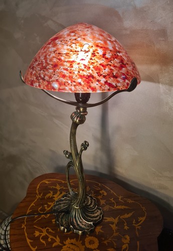 Lampe bronze style art - lampe, nouveau