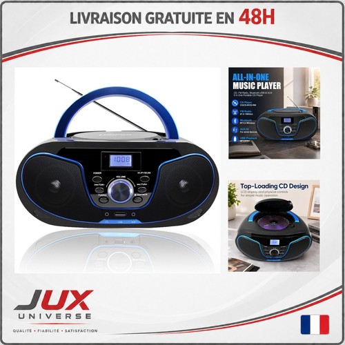 Boombox lecteur portable - cd,