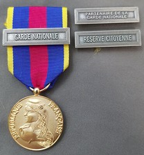 Médaille Réserve Volontaire de Défense et de Sécurité Intérieure Or, avec Agrafe