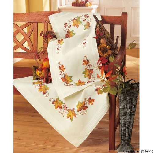 Nappe vervaco automne motif - "automne",,