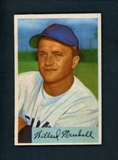 1954 Bowman # 70 Willard