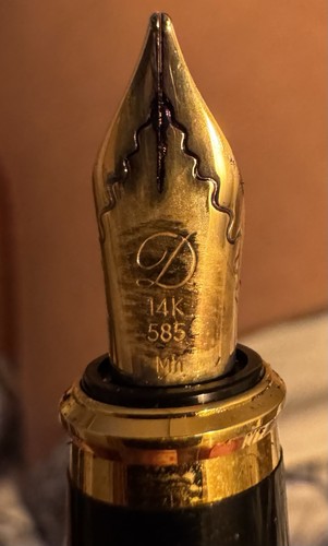Stylo plume 14k dupont - stylo,