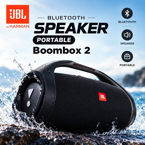Jbl boombox bluetooth - boombox, 2