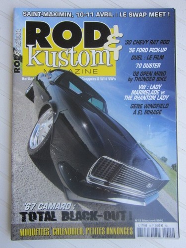 Rod kustom 15 camaro - kustom, n°
