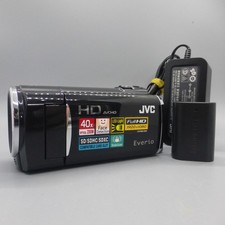 JVC Everio GZ-HM435BEK Handheld High Definition HDD Camcorder Black Tested