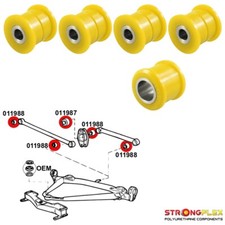 Silentblocs des bras arrières