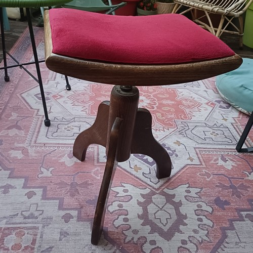 Tabouret piano velours - tabouret,
