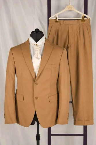 Costume homme beige camel - , 100%