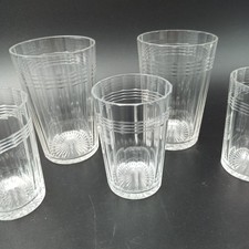 BACCARAT - 5 GLASS CRYSTAL CUPS CHICAGO model 