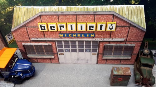 Garage berliet kit - berliet, 1/43°