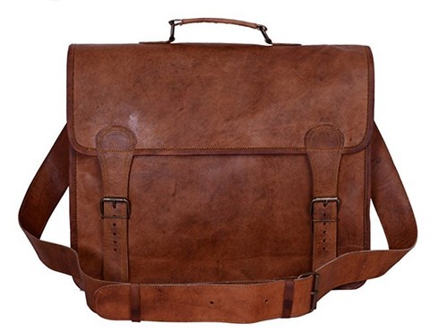 Sacoche cuir en - cuir,