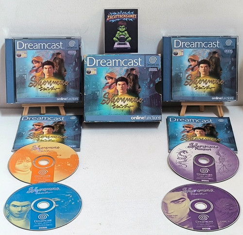 Shenmue sega dreamcast big box - dreamcast,