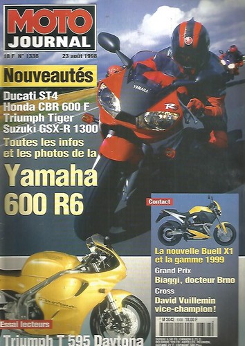 Moto journal 1338 yam 600 - journal,