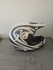 Casque motocross Sky Kali taille XL noir et blanc – bon état / Sky Kali...