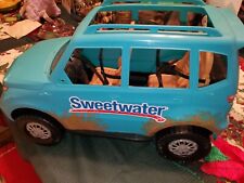 2016 Mattel Barbie SUV Jeep Camping Fun Teal Off Road Mudding Vehicle