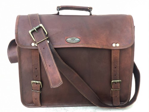 Sac besace cartable cuir - sac,