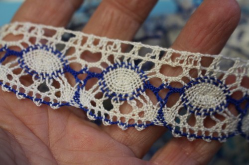 Ancien dentelle coton - ancien,