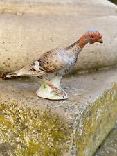 Dinde Miniature & Porcelaine de Meissen & Oiseaux & Objet de Vitrine