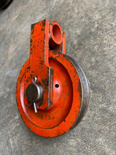 Ancienne  poulie en  acier 16 cm, très robuste