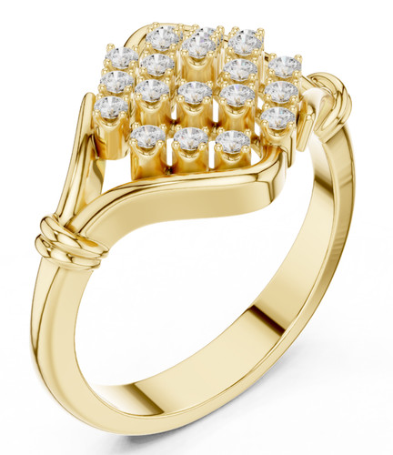 Bague ronde naturelle - , 21