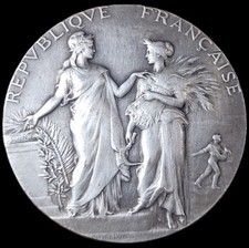 Médaille En Argent Ministère