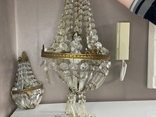 Vintage Balloon Chandelier with Tassels Pendant with Sconce