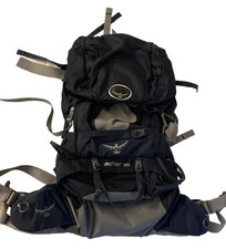 Very Good Osprey Aether 85L Mens M Navy Blue Hiking/camping Backpack $430
