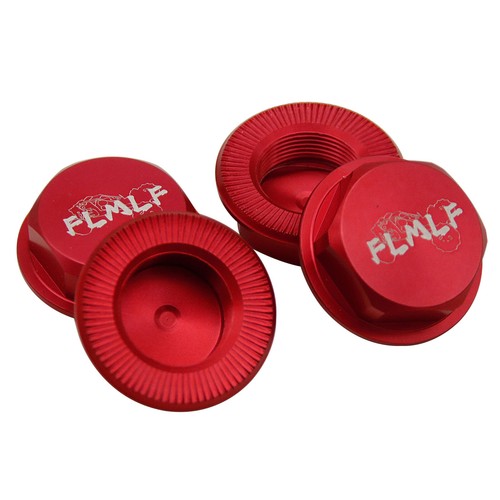Red cnc aluminum wheel - aluminum,
