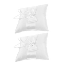  2 Pcs Oreiller D'anneau De Mariage Coussin Alliance D’ Alliances